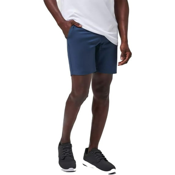 TravisMathew Men's Tech Chino Golf Shorts (Dress Blues, 40)