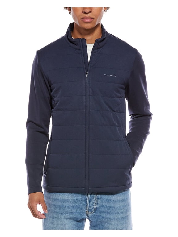 mens Point Of Sail Jacket, l, Blue