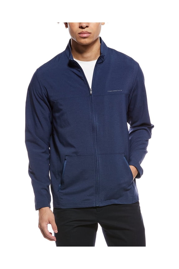 mens Travis Matthew Valley View Jacket, l, Blue