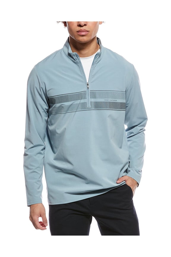 mens Travis Matthew Wind Waters Jacket, l, Blue