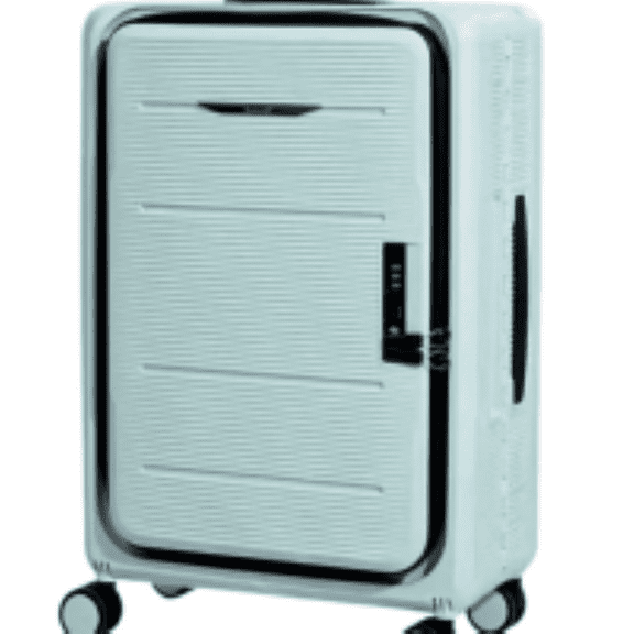 Travlr's Bubble Foldable/Collapsible 100% PP hardside Lightweight 20" Carry On trolley luggage with TSA Lock and mute omnidirectional spinner Wheels - Morning Green