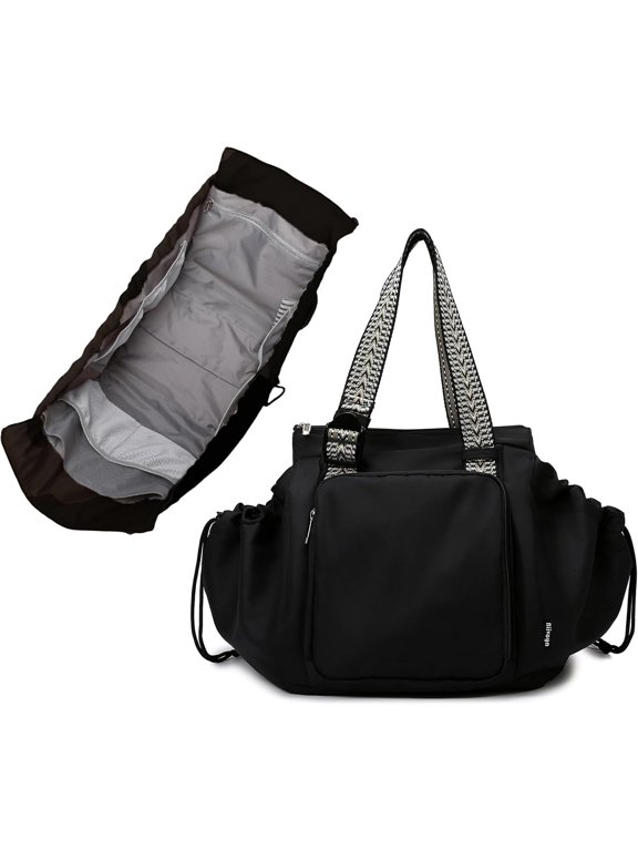 Travoe Tote Bag, 3-in-1 Convertible Work & Travel Bag, Lightweight Water-Repellent Nylon, 16 Compartments