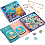 Travofun Magnetic Fishing Game for Kids 3-8 - Perfect Travel Toy for Toddlers - Fun Road Trip & Airplane Activity - Camping Game Essentials.