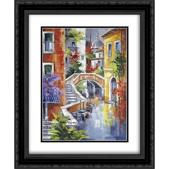 Travollare 2x Matted 20x24 Black Ornate Framed Art Print by di Viccaro, Roberto