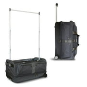Travolution Unisex 28" Collapsible Travel Duffel Bag, Black