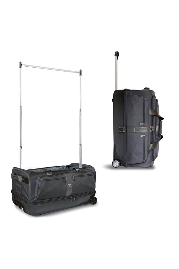 Unisex 28" Collapsible Travel Duffel Bag, Black