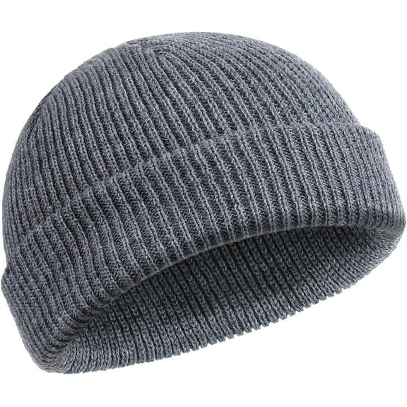 Trawler Beanie Watch Hat Roll-up Edge Skullcap Fisherman Beanie for Women Men