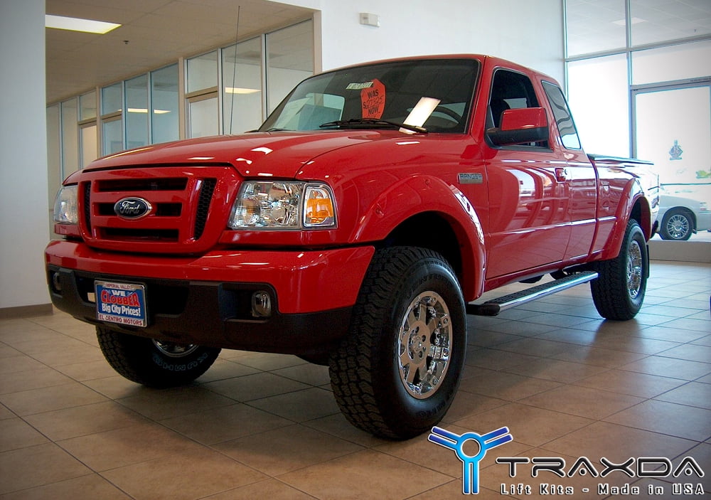 Traxda 101050 2"-3" Front Level Kit for 1998-2012 Ford Ranger & 1998-2006 Mazda B3000/B4000