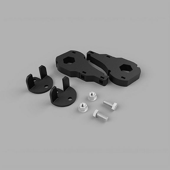 Traxda 603075 2-3" Front Level Kit for 2004-2009 Dodge Durango 2WD / 2007-2009 Chrysler Aspen