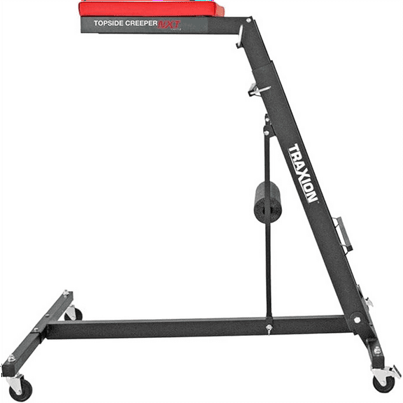 Traxion 3-200 Foldable Topside Automotive Engine Creeper, Black