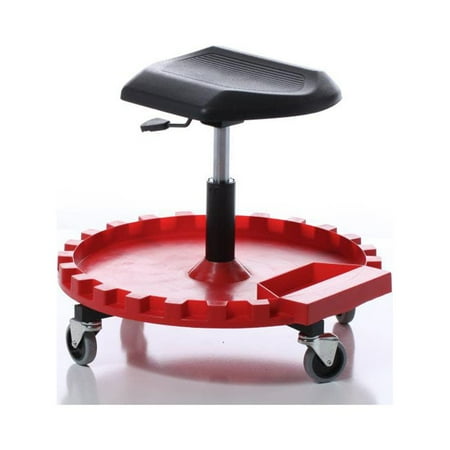 Traxion Rel2-220 Hard Row Seat Rolling Creeper With Gear Tray