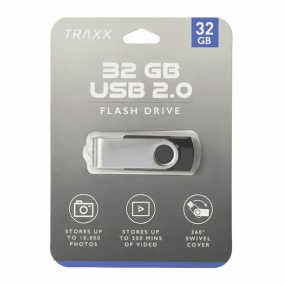 Traxx 32 GB USB 2.0 Flash Drive