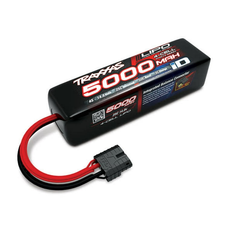 TRAXXAS LIPOバッテリー 3s 5000mAh 25c 2872X Traxxas 2872X 3S 11.1V 5000 25C LiPo Battery w/iD Connector