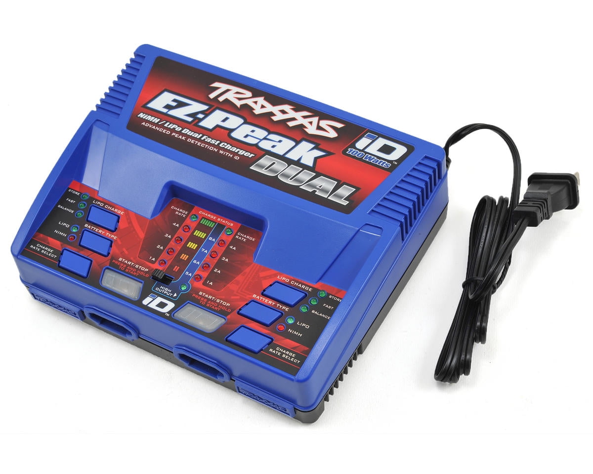 Traxxas 2972 RC EZ-Peak Dual 100W NiMH/LiPo Battery Charger with