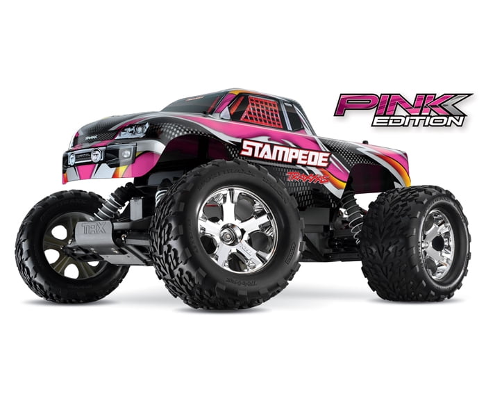 Traxxas Stampede 1:10 Scale RC Monster Truck RTR, Pink with 2.4GHZ