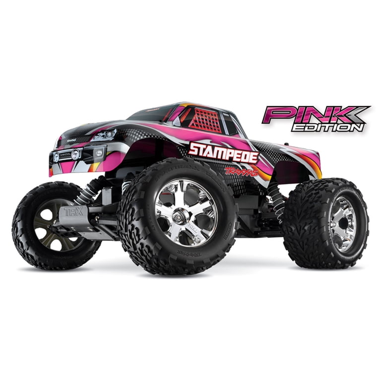 Traxxas Stampede 1:10 Scale RC Monster Truck RTR, Pink with 2.4GHZ