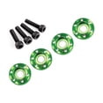thumbnail image 1 of Traxxas 4 Machined Aluminum Wheel Nut Washer, 3 X 12Mm, Green 7668G, 1 of 2