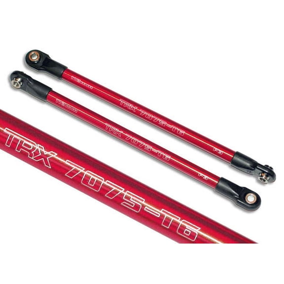 Traxxas 5319X - Aluminum Pushrod, Red, Revo & Summit (2)