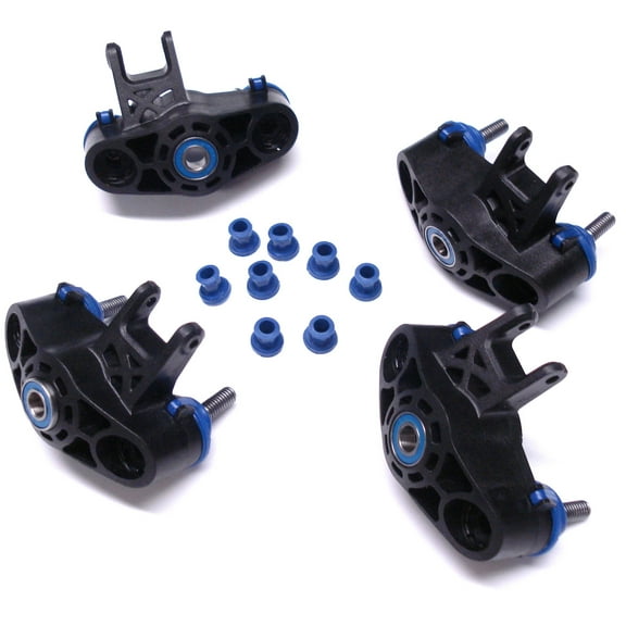 Traxxas 5334R Axle Carriers Left & Right Black Composite Nylon Includes Dust Boo