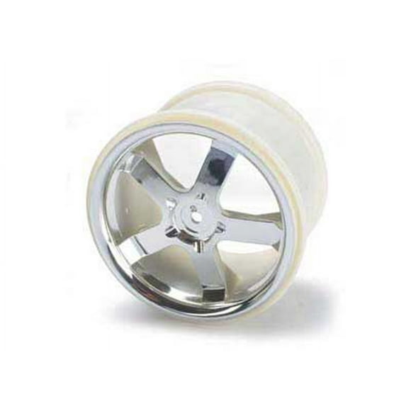 Traxxas 5373 - Hurricane 3.8" Wheels, Chrome, Revo, T-Maxx (2)