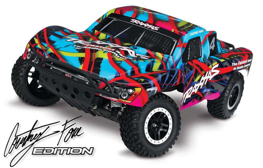 Traxxas 580341T3 1:10 Slash 2wd Ready-to-Run Courtney Force Edition