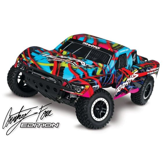 Traxxas 580341T3 1:10 Slash 2wd Ready-to-Run Courtney Force Edition