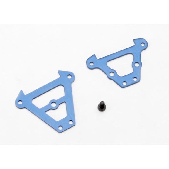 Traxxas 7023 Blue Aluminum Bulkhead Tie Bars for 1/16Vehicles