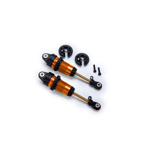 Traxxas 7461-ORNG Orange Front GTR Long Shocks for 4x4 Vehicles