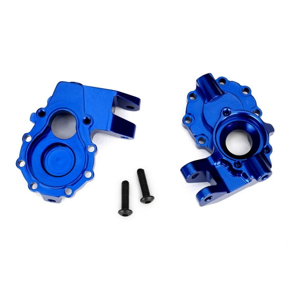 Traxxas 8252X Portal Housings, Inner FR 6061-T6 Alum Blue-Anodized (2)