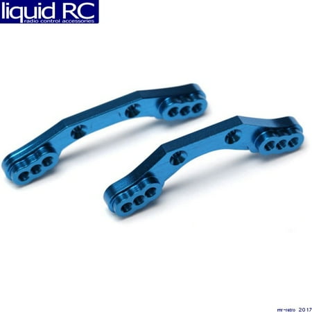 Traxxas 7537X Front and Rear Blue Aluminum Shock Towers for 1/18 LaTrax Rally Car