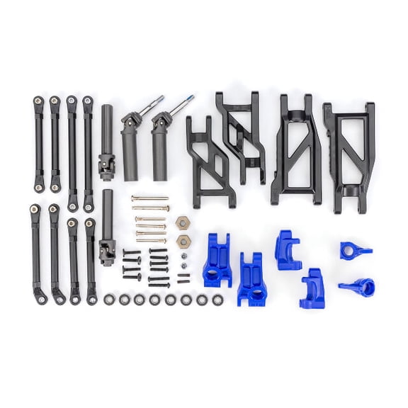 Traxxas Extreme HD Driveline and Suspension Upgrade Kit- Blue (TRX9180-BLUE)