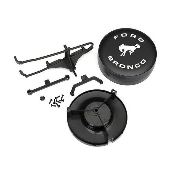 Traxxas Ford Bronco Spare Tire Mount For The Trx-4, Black 8074