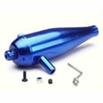 thumbnail image 1 of Traxxas High Performance Blue Aluminum Tuned Exhaust Pipe, T-Maxx 2.5 4942, 1 of 2