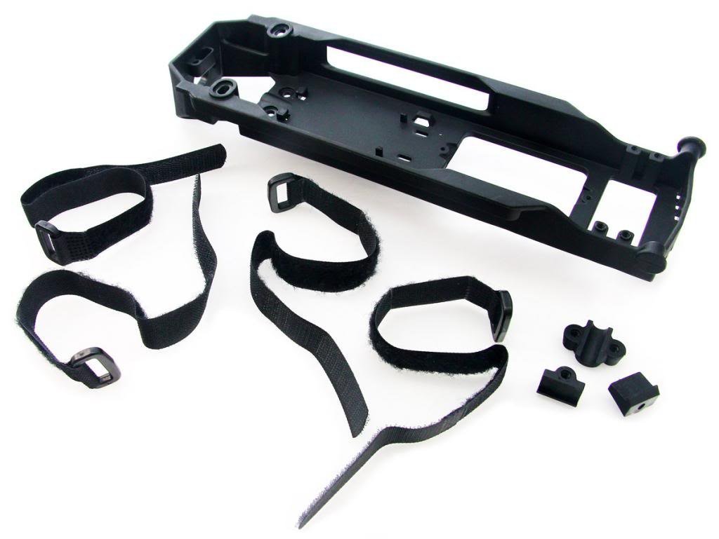 Traxxas 5724R Spartan Radio Tray With Retainer - Replacement Part For RC Boats, Includes Stuffing Tube Clamp