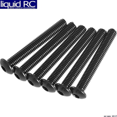Traxxas 2598X - Button-Head Machine Hex Drive Screws, 4x30mm (6)