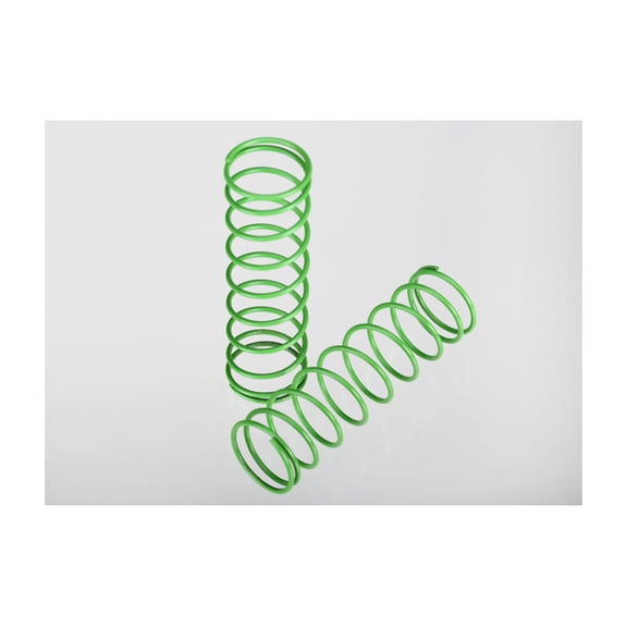 Traxxas 3758A Springs (Green) Front (2) TRA3758A