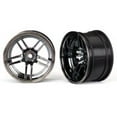 thumbnail image 1 of Wheels, 1.9' split-spoke (black chrome) (wide, rear) (2), 1 of 2