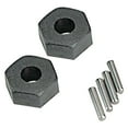 thumbnail image 1 of Traxxas TRA1654 - Black Plastic Hex Wheel Hubs/Stub Axle Pins, 1 of 2