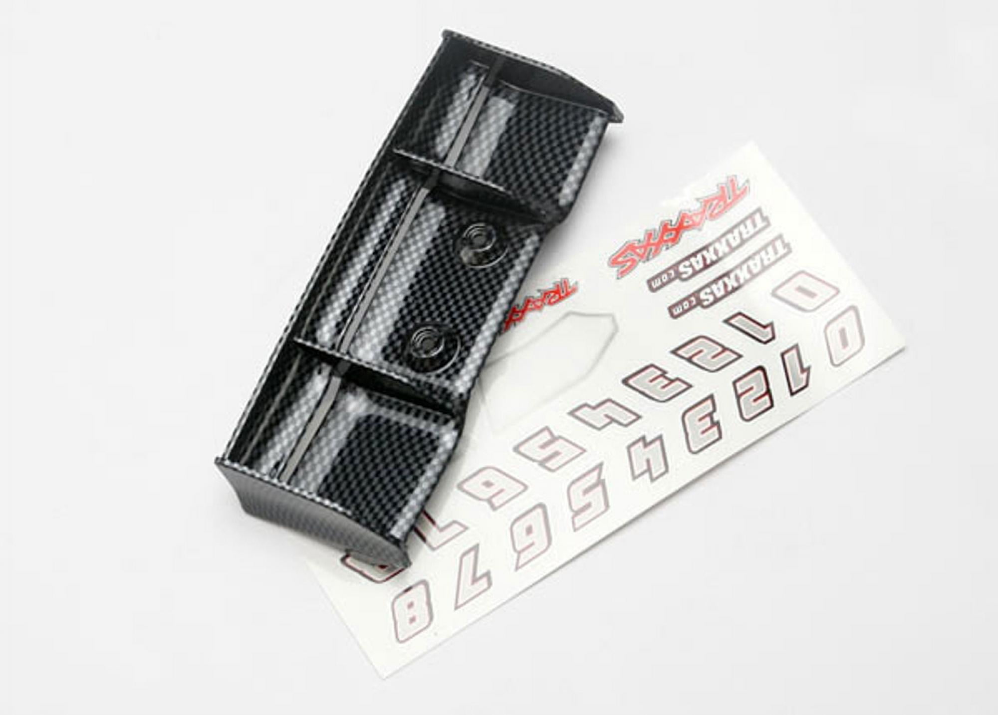 Traxxas TRA7122G Exo-Carbon Finish Wing with Decals 1-16 E-Revo ...