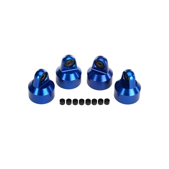 Traxxas 7764A Shock Caps Aluminum Blue-Anodized X-Maxx (8) TRA7764A
