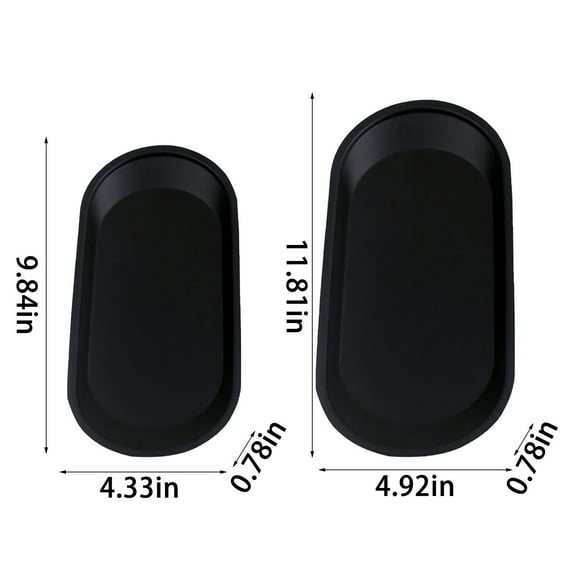 Tray*1Pc Clearance! Black Bathroom Trays for Counter Stainless Black Vanity Tray Decorative Tray Black Towel Tray
