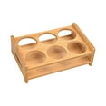 thumbnail image 1 of Tray Holder Drink Cup Storage Holder Serving Tray Display Rack Glasses Rack Serving Holder for Kitchen Cabinet Party 6 Hole, 1 of 6