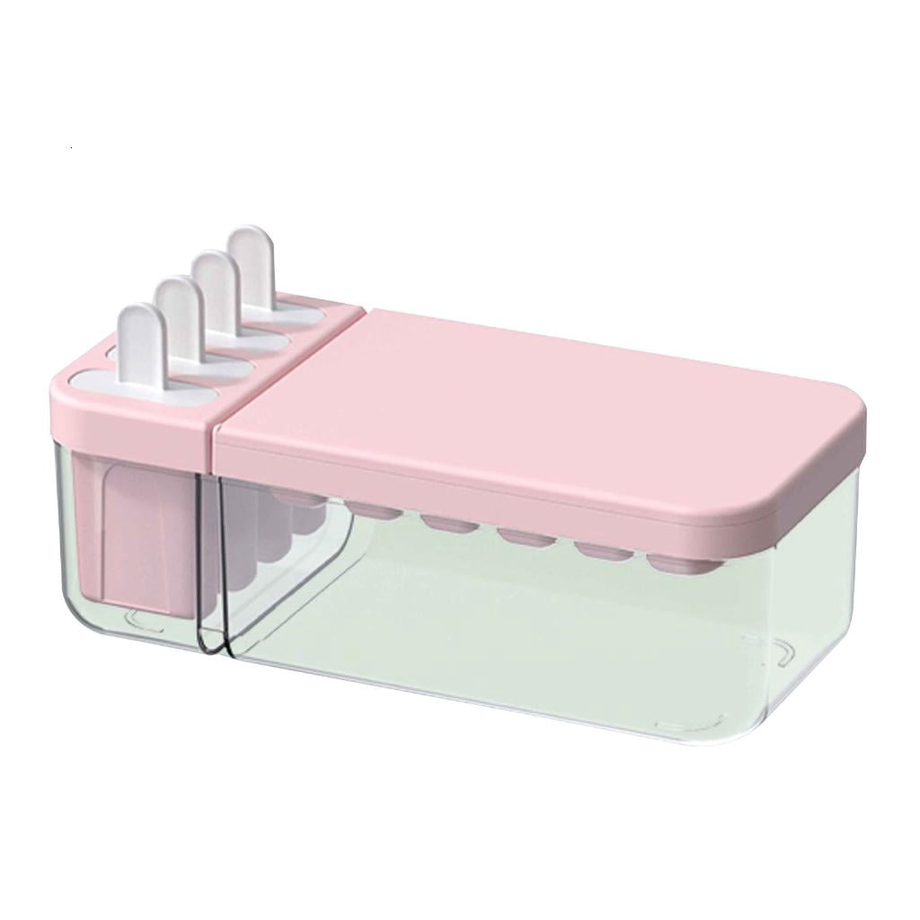 Tray Ice Balls Maker for Freezer Ice Cream Mold 2in1 Ice Maker Container Box with Lid for Cocktail
