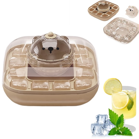 Tray Ice Maker Storage Box With Lid 2 In 1 With Spherical IceBall Maker Easily Release MultifuctionalforDrinks, 2-in-1 Ice Ball Maker, Round Ice Cube Tray, Drink Ice Sphere Mold