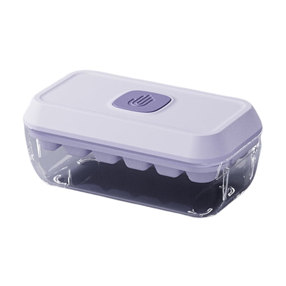 Tray With Lid Large Capacity Silicone Ice Maker For Ice And Cubes Ice Trays Stick Stack Ice with for Bar Seashell Bowls Silicone Freezer Containers Crushes Ice Tray Set Small Cubes Ice Tray Ice