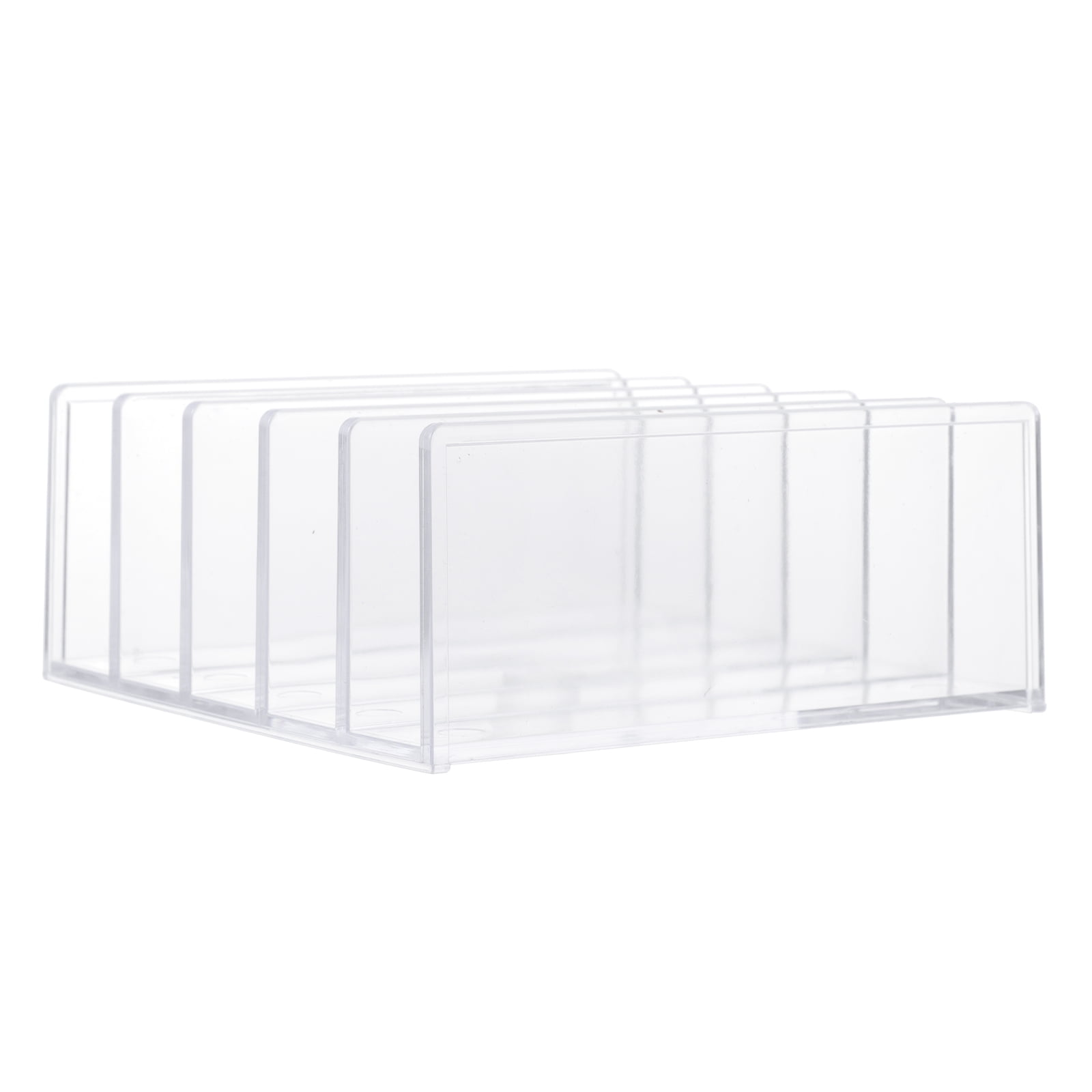 Tray Organizer for Desk Plastic Bookshelf Storage Rack Record Holder