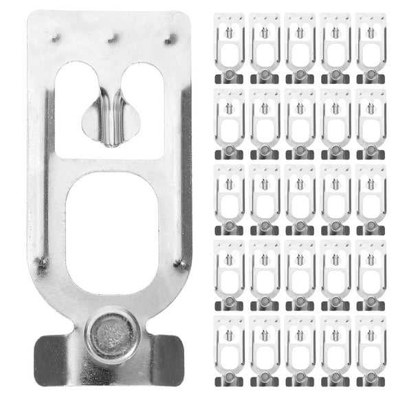 ifundom 20-Pack Teardrop Pallet Rack Safety Clips, Galvanized Carbon Steel Storage Rack Accessories for Warehouse