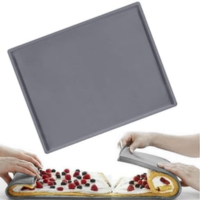 Tray Roll Silicone Baking Tray - High Temperature Resistant Dehydration Tool For Household Baking And Food Preparation, Space Saving Small Kitchen Gadget Silica Gel 12.2"*10.24"