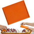 thumbnail image 1 of Tray Roll Silicone Baking Tray - High Temperature Resistant Dehydration Tool For Household Baking And Food Preparation, Space Saving Small Kitchen Gadget Silica Gel 12.2"*10.24", 1 of 8