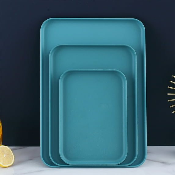 Tray, Serving Tray with Handle, Durable Non-Slip Surface for Easy Carrying, Ideal for Home Parties and Daily Use, Adults